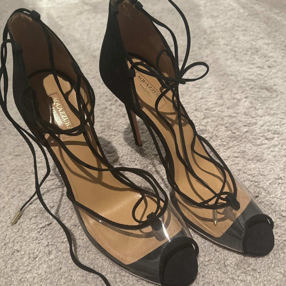 Aquazzura lace up sandals
